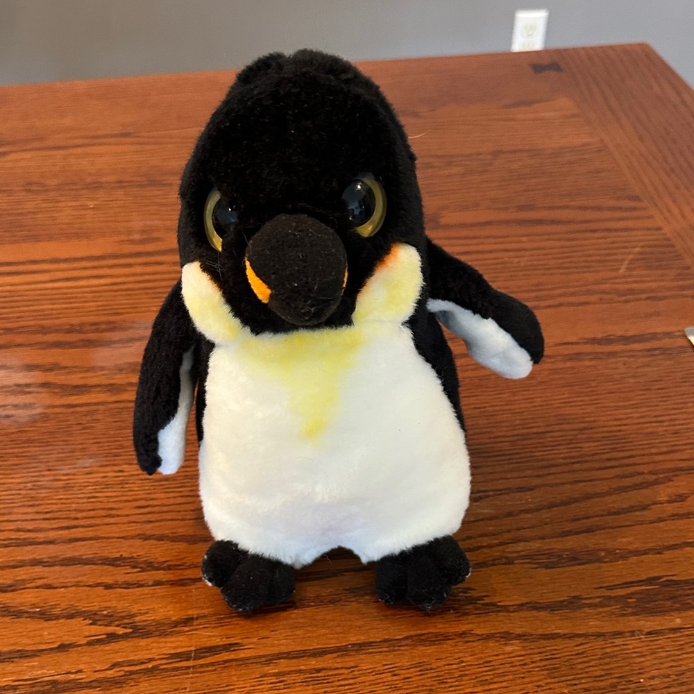 Ty Plush Black & White Penguin Stuffed Toy - Kids Plush Penguin